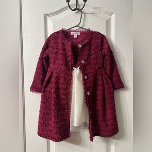 Nanette Kids Toddler Girl dress and jacket set, size 2T